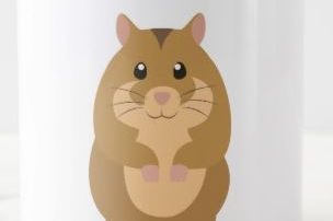 Round Brown Hammy Mug